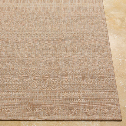Alfombra Tuareg TRG-2339 de 2,7 x 3,6 m, tejida a máquina, para interior y exterior