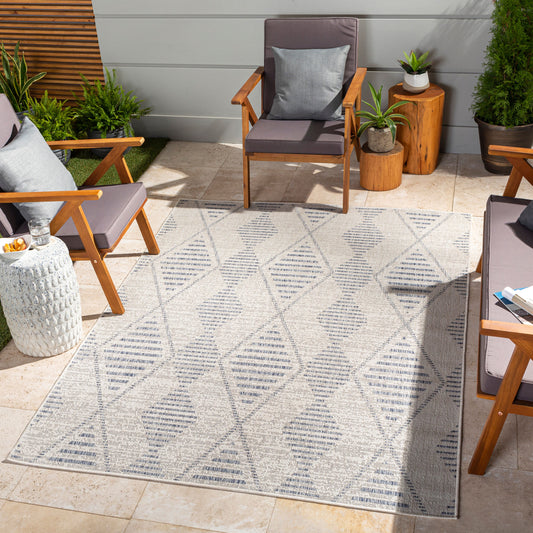 Tuareg TRG-2349 6' x 9' Machine Woven Indoor/Outdoor Area Rug