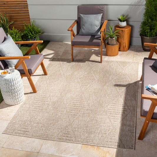 Tuareg TRG-2350 6' x 9' Machine Woven Indoor/Outdoor Area Rug