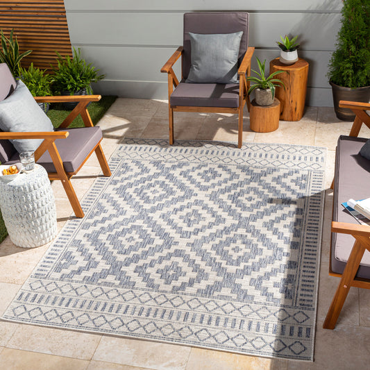Tuareg TRG-2352 8' x 10' Machine Woven Indoor/Outdoor Area Rug
