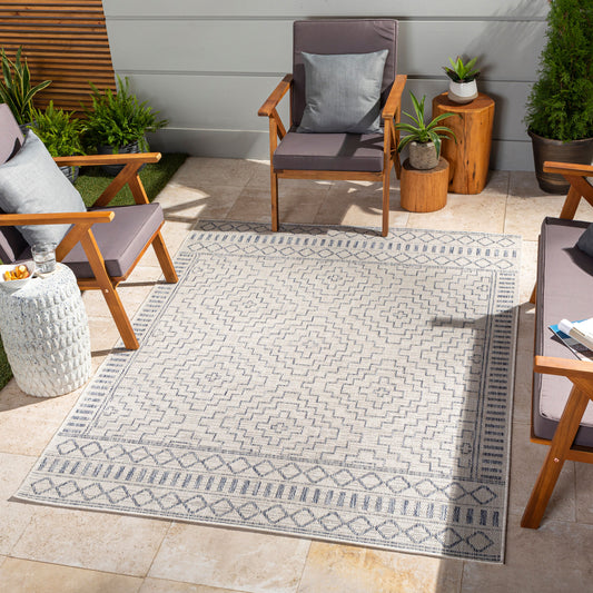 Tuareg TRG-2353 5' x 7' Machine Woven Indoor/Outdoor Area Rug