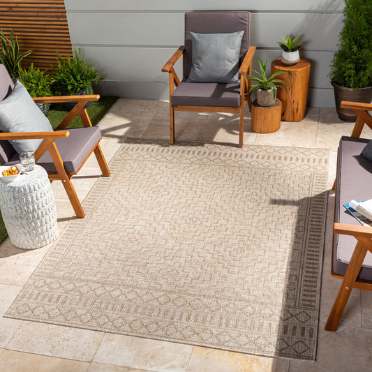 Tuareg TRG-2354 6' x 9' Machine Woven Indoor/Outdoor Area Rug