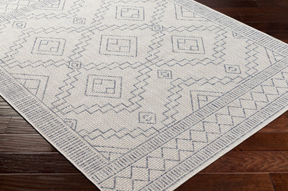 Alfombra Tuareg TRG-2356 de 1,52 m x 2,13 m, tejida a máquina, para interior y exterior