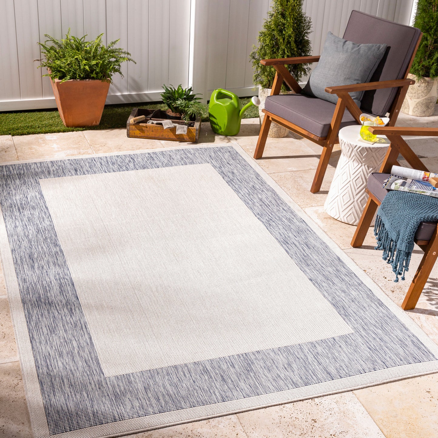 Tuareg TRG-2367 6' x 9' Machine Woven Indoor/Outdoor Area Rug