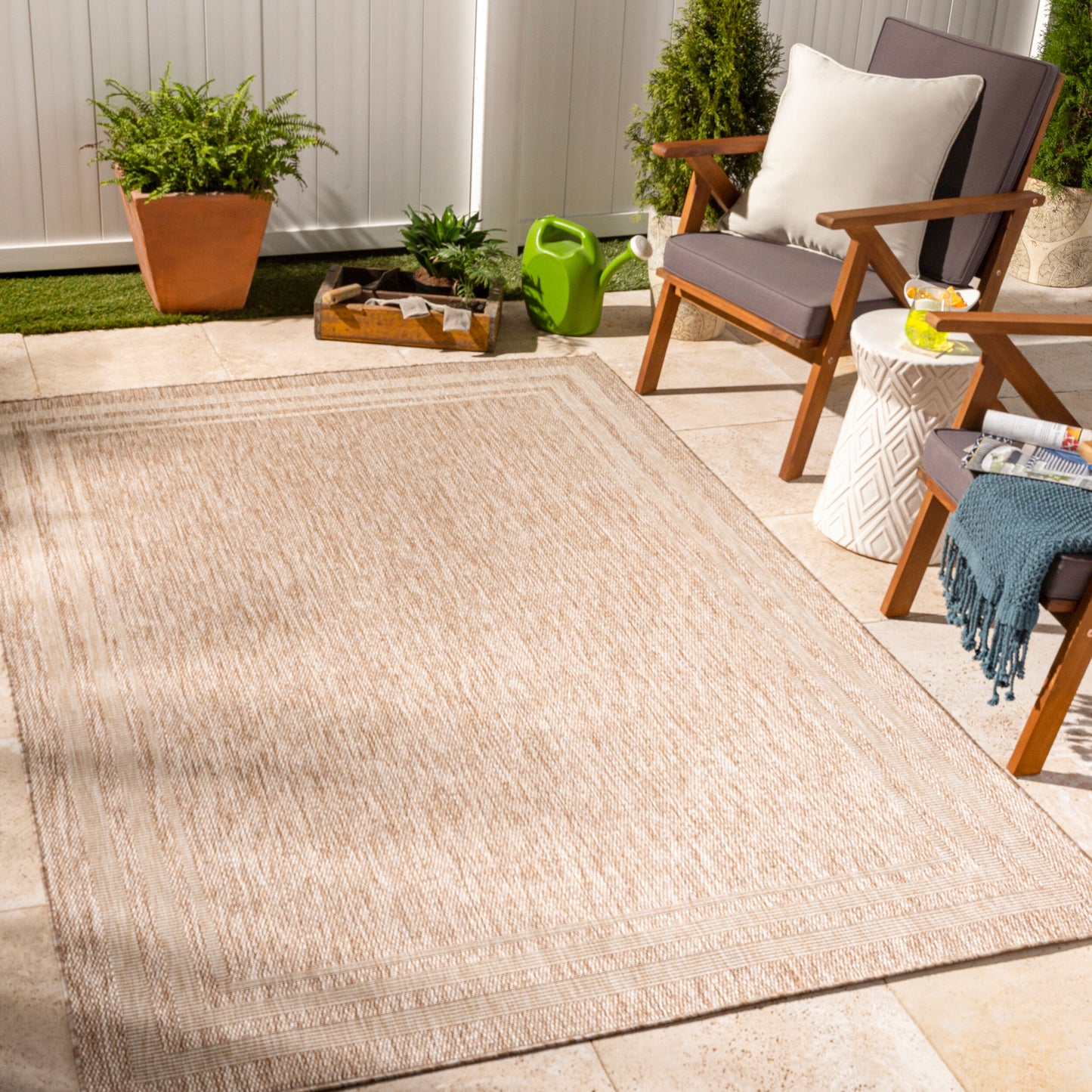 Tuareg TRG-2369 6' x 9' Machine Woven Indoor/Outdoor Area Rug