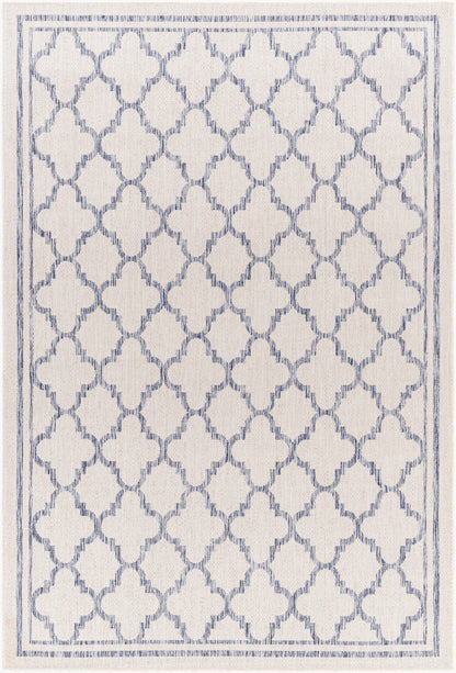 Alfombra Tuareg TRG-2375 de 1,52 m x 2,13 m, tejida a máquina, para interior y exterior