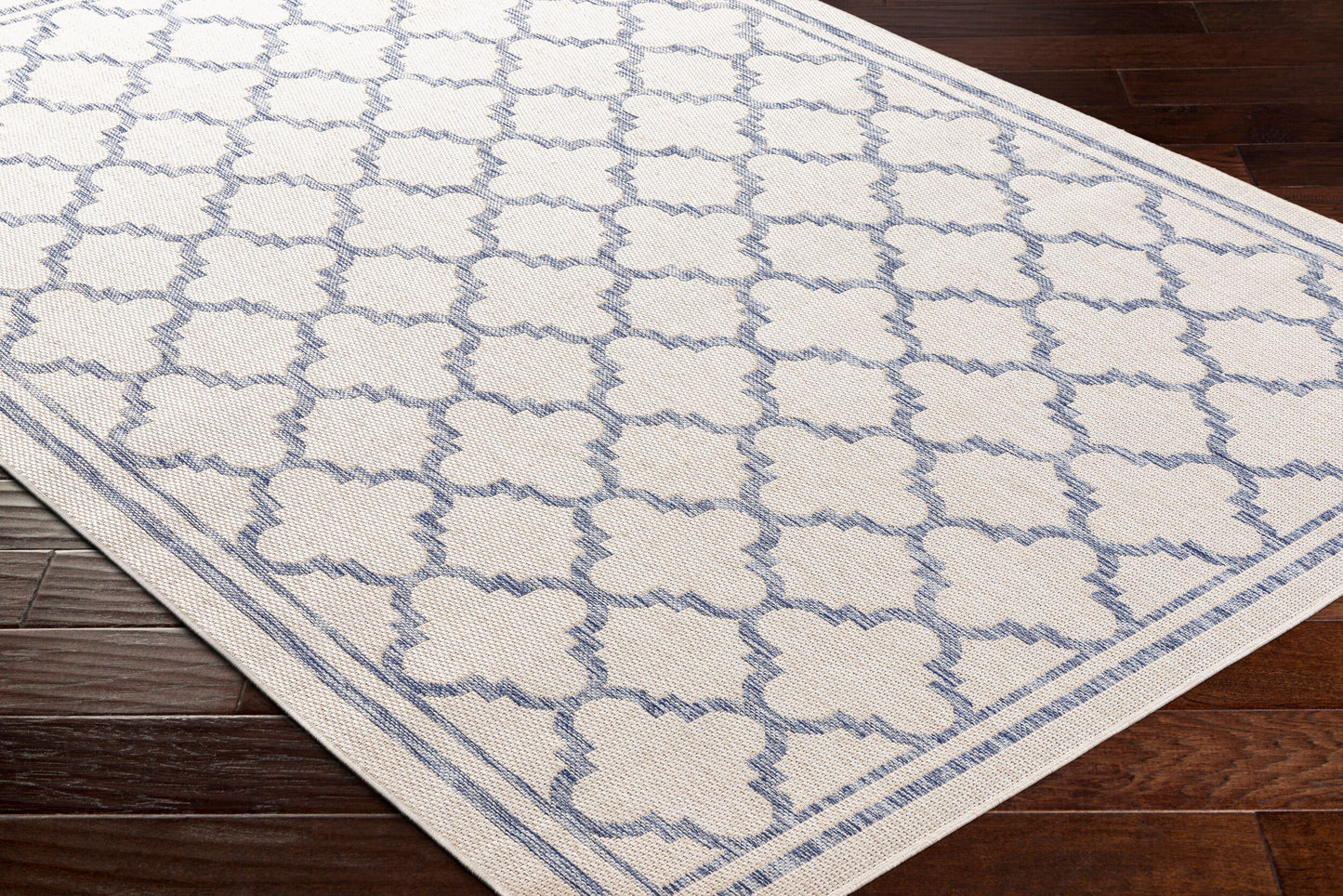 Alfombra Tuareg TRG-2375 de 1,52 m x 2,13 m, tejida a máquina, para interior y exterior