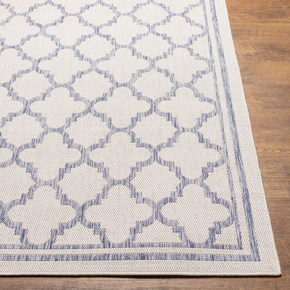 Alfombra Tuareg TRG-2375 de 1,52 m x 2,13 m, tejida a máquina, para interior y exterior