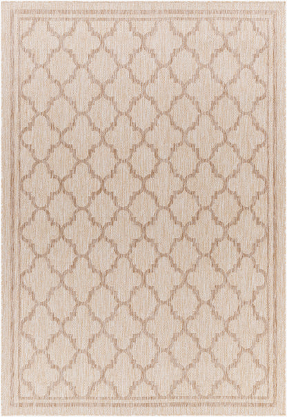 Alfombra Tuareg TRG-2376 de 1,52 m x 2,13 m, tejida a máquina, para interior y exterior