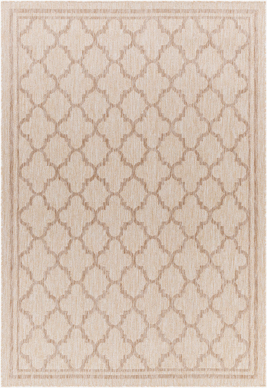 Alfombra Tuareg TRG-2376 de 1,52 m x 2,13 m, tejida a máquina, para interior y exterior