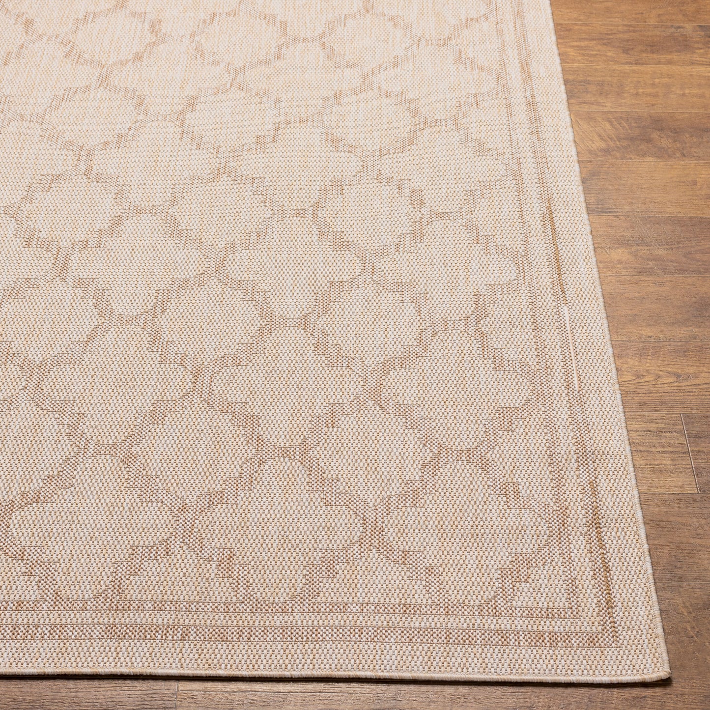 Alfombra Tuareg TRG-2376 de 1,52 m x 2,13 m, tejida a máquina, para interior y exterior