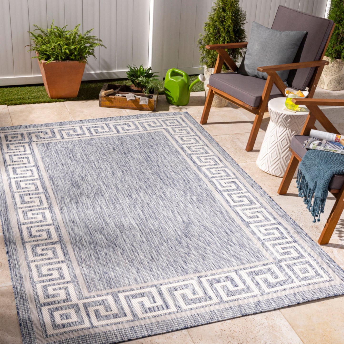 Tuareg TRG-2378 5' x 7' Machine Woven Indoor/Outdoor Area Rug