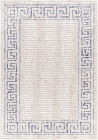 Alfombra Tuareg TRG-2379 de 1,52 m x 2,13 m, tejida a máquina, para interior y exterior