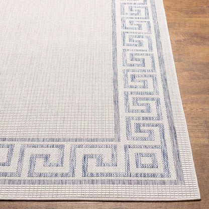 Alfombra Tuareg TRG-2379 de 1,52 m x 2,13 m, tejida a máquina, para interior y exterior