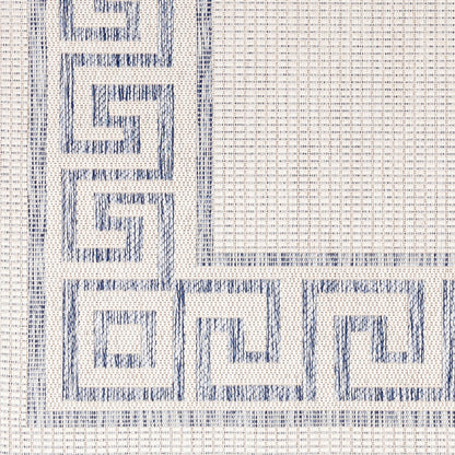 Alfombra Tuareg TRG-2379 de 1,52 m x 2,13 m, tejida a máquina, para interior y exterior