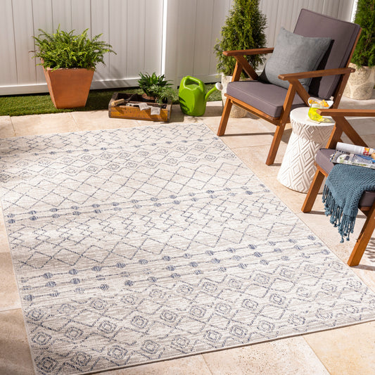 Tuareg TRG-2387 6' x 9' Machine Woven Indoor/Outdoor Area Rug