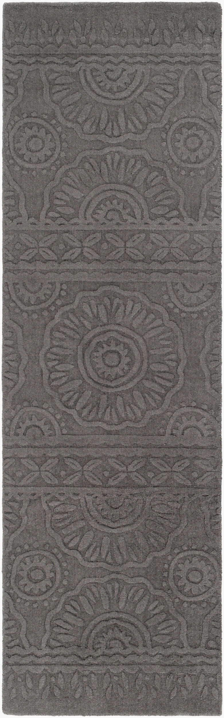 Alfombra de lana hecha a mano Taraash TRH-2300 de 2,4 m