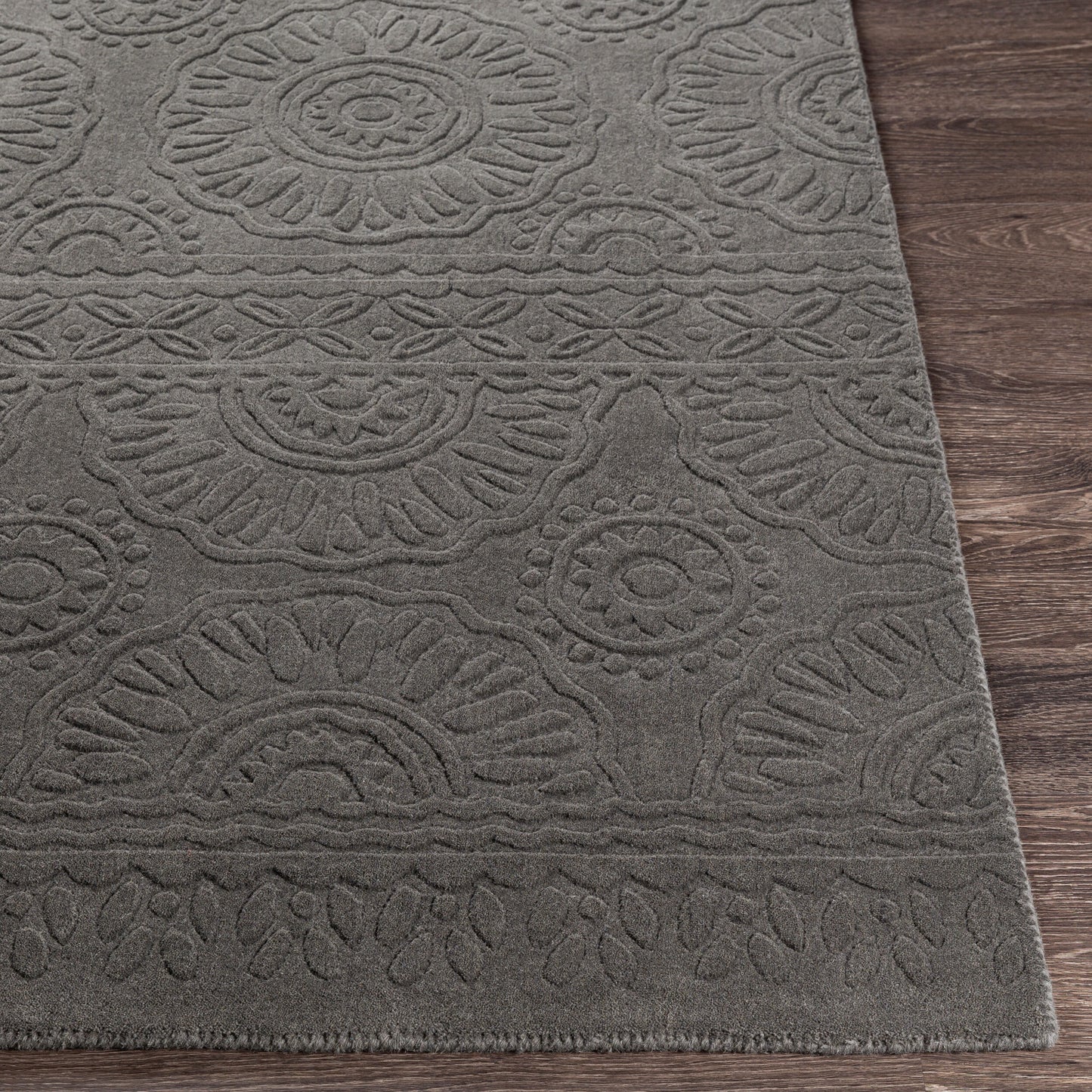Alfombra de lana hecha a mano Taraash TRH-2300 de 2,4 m