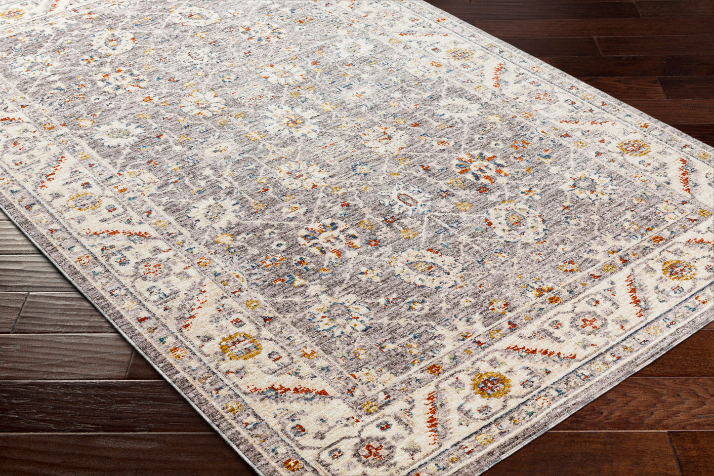 Truva TRV-2302 6ft Square Machine Woven Area Rug