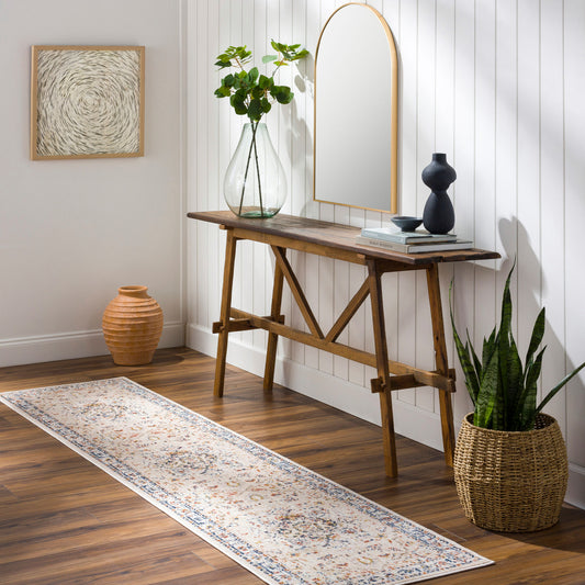 Truva TRV-2304 9ft Runner Machine Woven Runner Rug