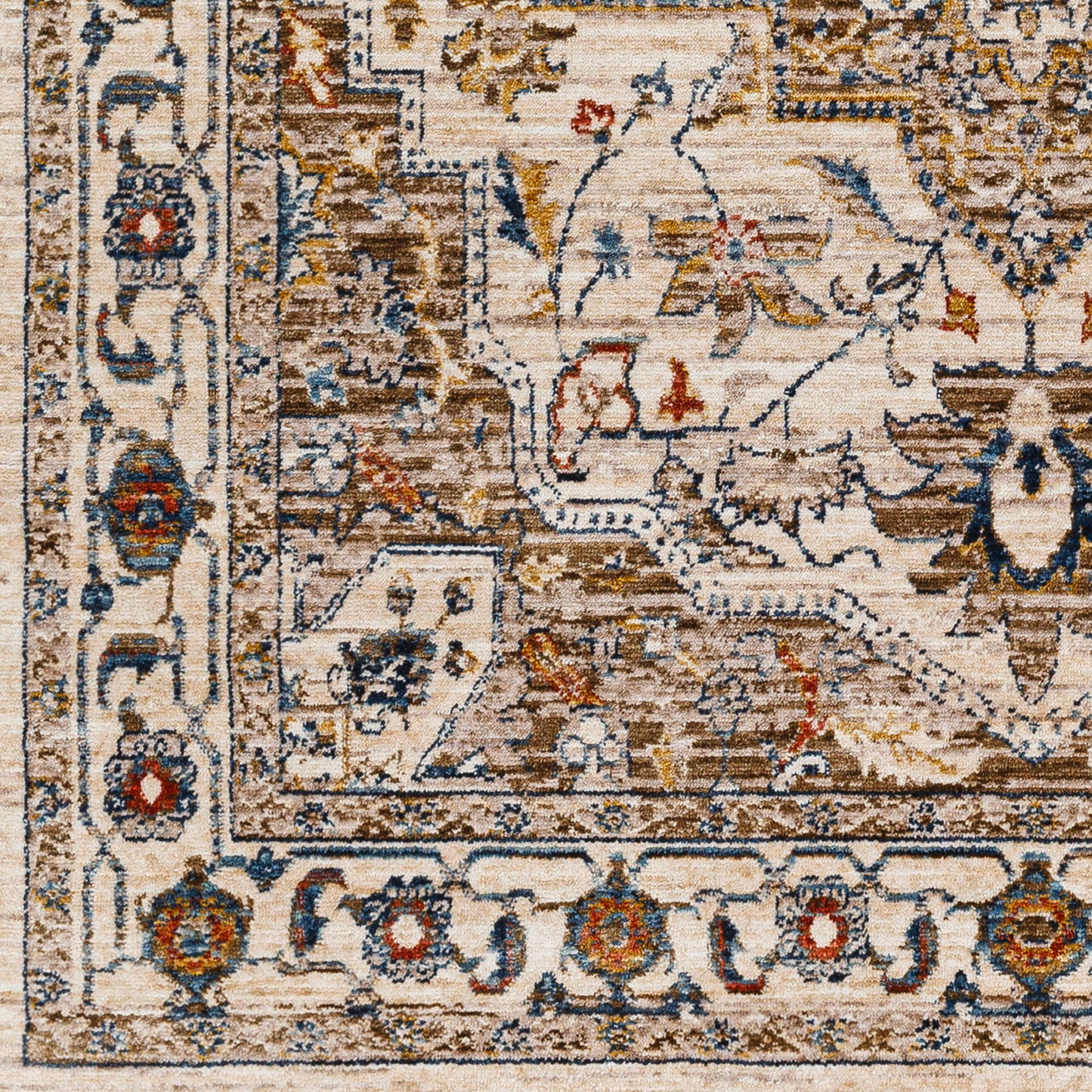Truva TRV-2305 9ft Runner Machine Woven Runner Rug