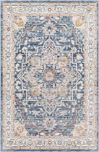 Truva TRV-2306 6ft Round Machine Woven Area Rug