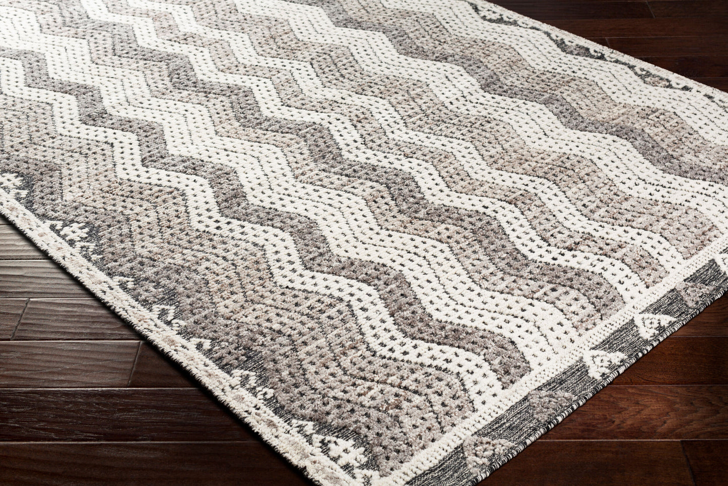 Tunus TUN-2302 2' x 3' Handmade Wool Accent Rug
