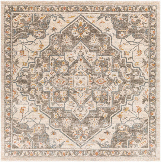 Tuscany TUS-2308 8ft Square Machine Woven Area Rug