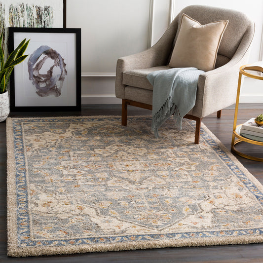 Tuscany TUS-2309 8ft Square Machine Woven Area Rug