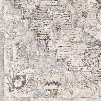 Tuscany TUS-2321 8ft Square Machine Woven Area Rug