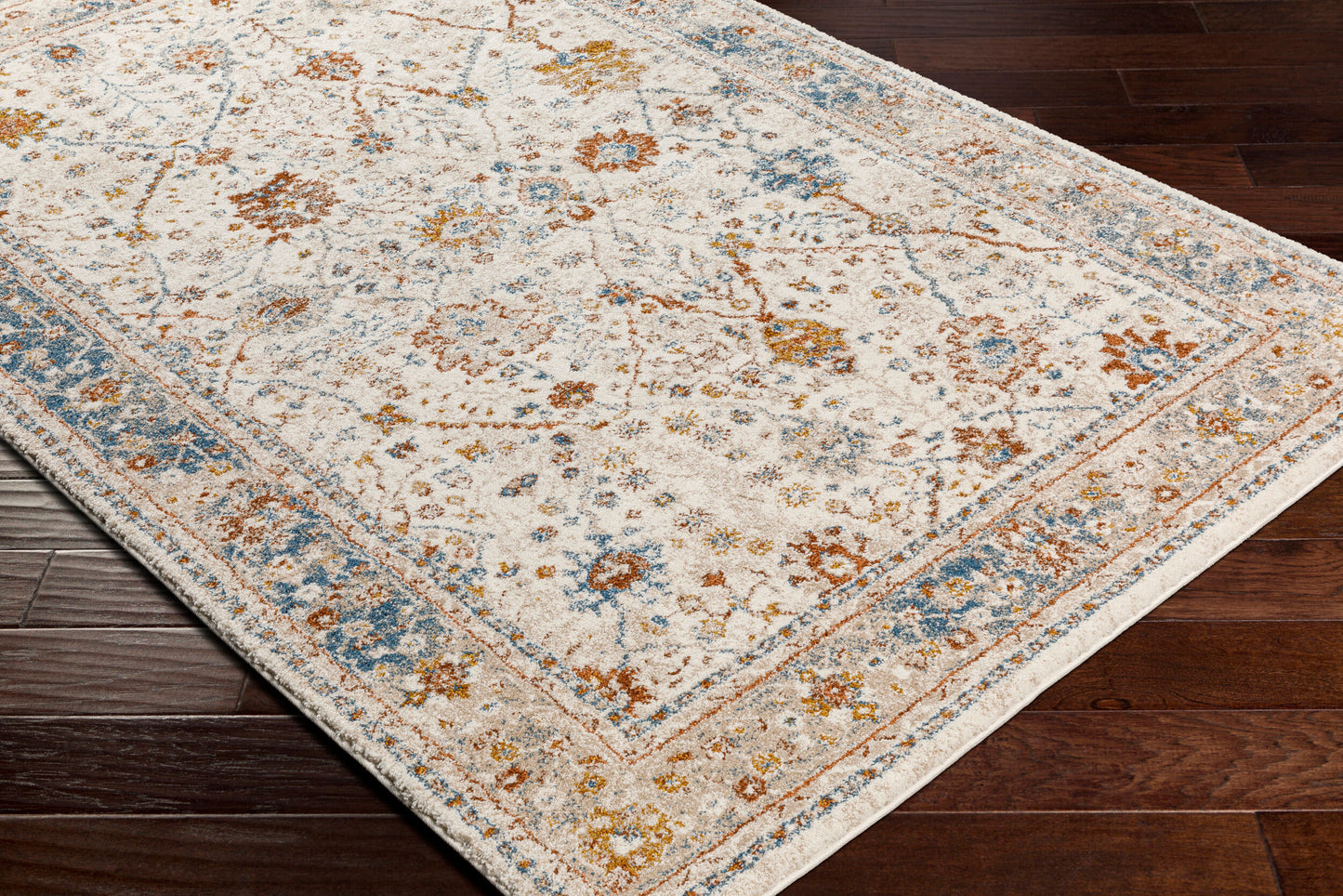 Tuscany TUS-2330 8ft Square Machine Woven Area Rug