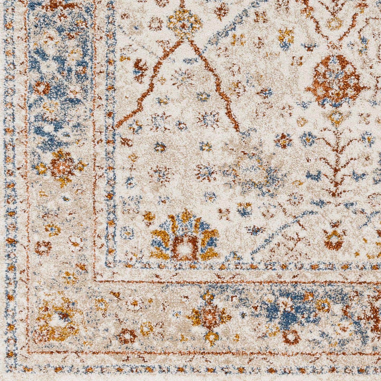 Tuscany TUS-2330 8ft Square Machine Woven Area Rug