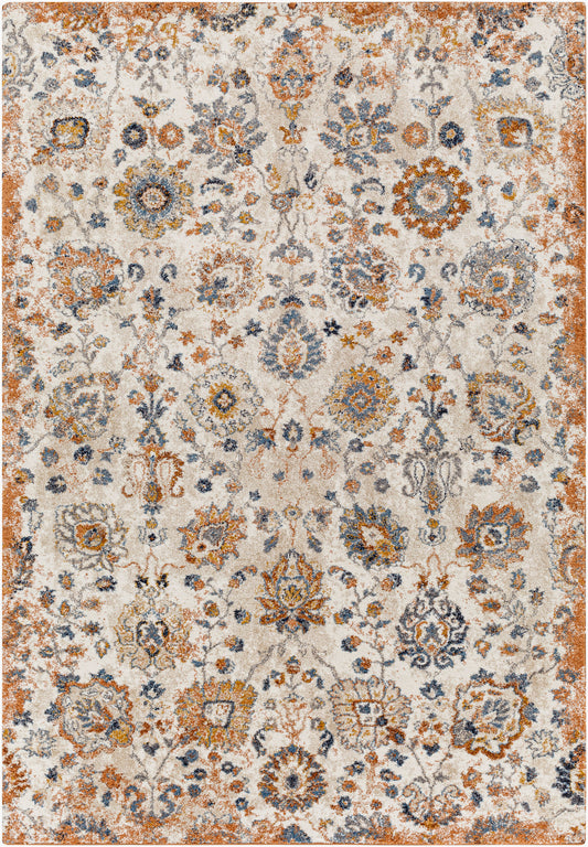 Tuscany TUS-2332 8ft Square Machine Woven Area Rug