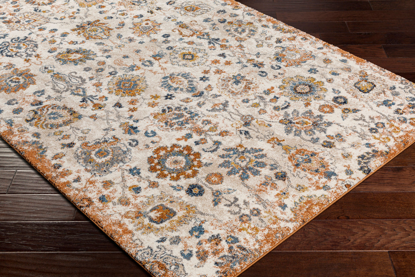 Tuscany TUS-2332 8ft Square Machine Woven Area Rug