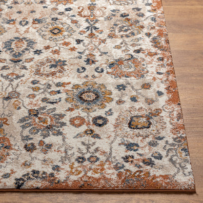 Tuscany TUS-2332 8ft Square Machine Woven Area Rug