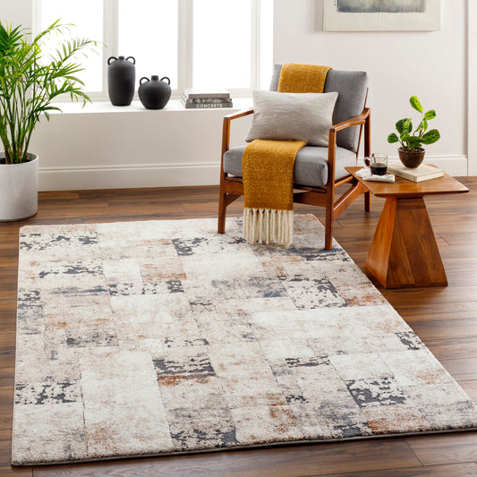 Tuscany TUS-2342 8ft Square Machine Woven Area Rug