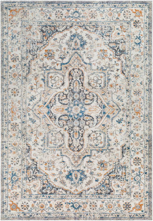Tuscany TUS-2343 5' x 7' Machine Woven Area Rug