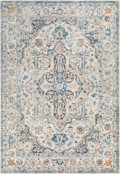 Tuscany TUS-2343 8ft Square Machine Woven Area Rug