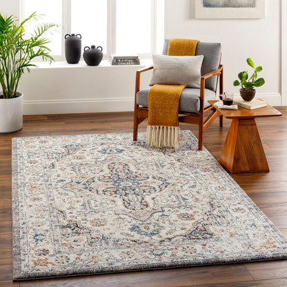 Tuscany TUS-2343 8ft Square Machine Woven Area Rug