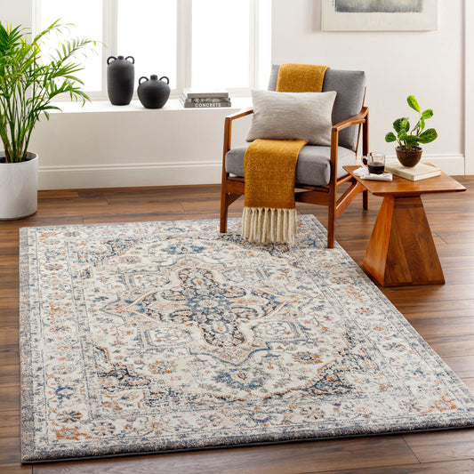 Tuscany TUS-2343 5' x 7' Machine Woven Area Rug