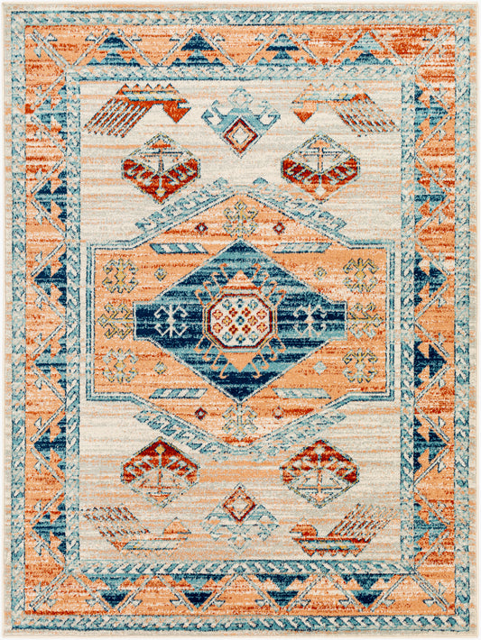 Tevazu TVZ-2308 5' x 7' Machine Woven Area Rug