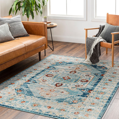 Alfombra tejida a máquina Tevazu TVZ-2312 de 1,52 m x 2,13 m