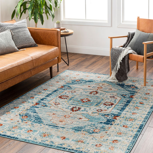 Alfombra tejida a máquina Tevazu TVZ-2312 de 1,52 m x 2,13 m