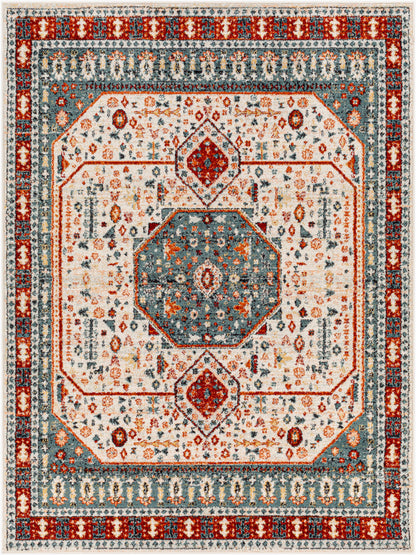 Alfombra tejida a máquina Tevazu TVZ-2338 de 1,52 m x 2,13 m