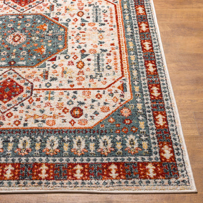 Alfombra tejida a máquina Tevazu TVZ-2338 de 1,52 m x 2,13 m