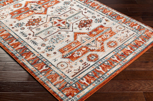 Tevazu TVZ-2360 8' x 10' Machine Woven Area Rug