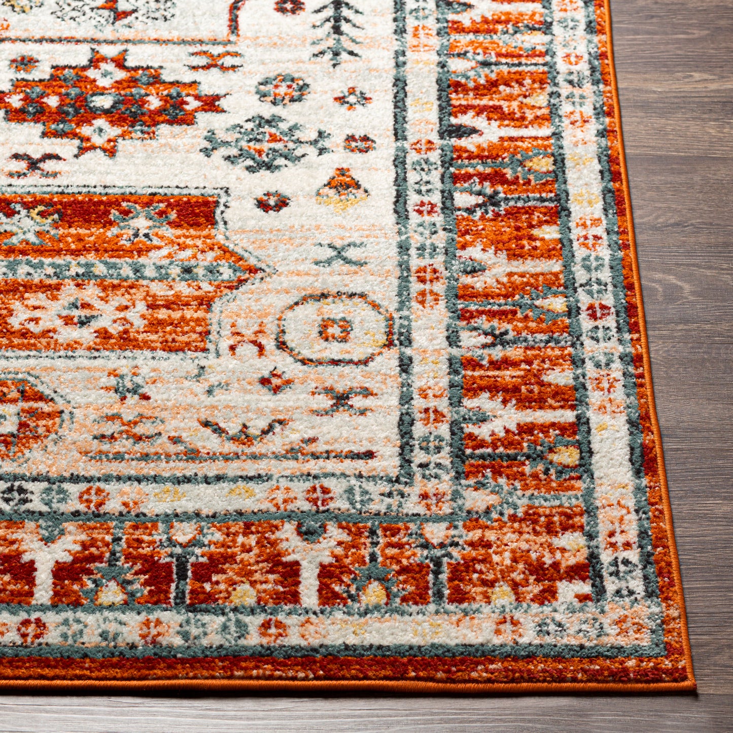 Tevazu TVZ-2360 8' x 10' Machine Woven Area Rug