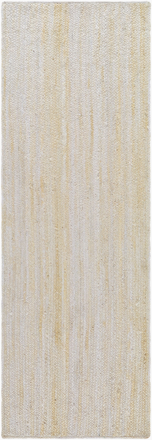 Trenzado TZD-2301 8ft Runner Handmade Jute Runner Rug