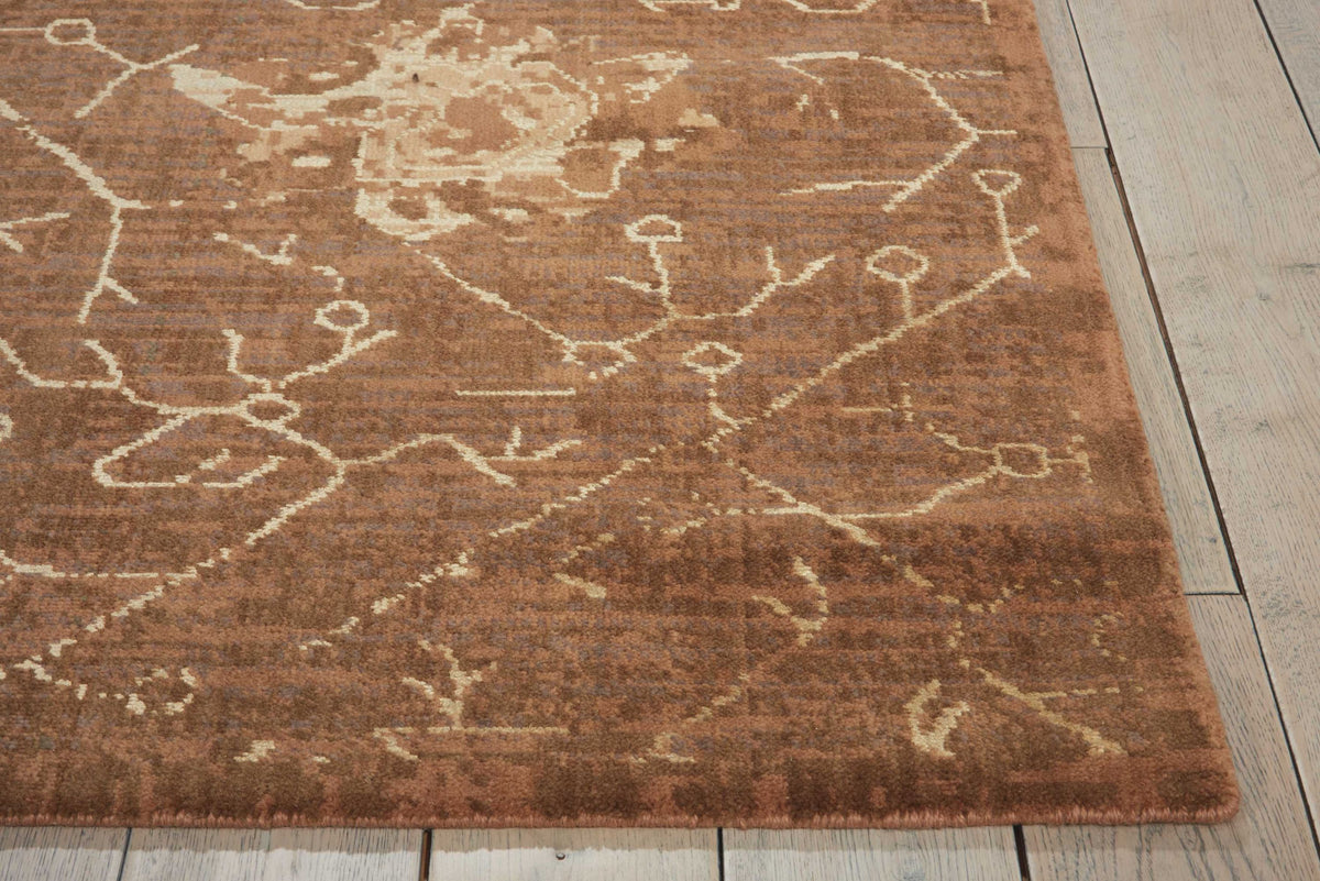 Silken Allure SLK08 Chocolate Loomed Rug