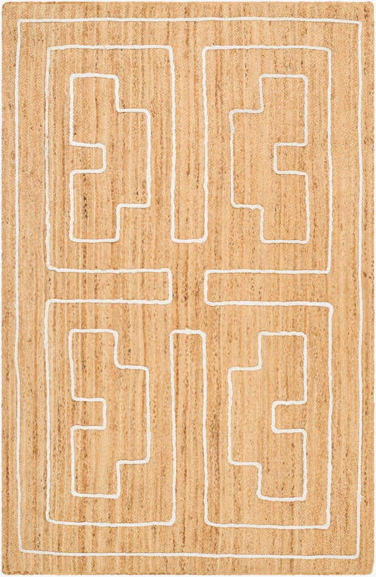 Luci UCI-2302 2' x 3' Handmade Jute Accent Rug